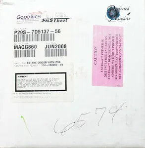 New Goodrich Fastboot Break-Tip RH OB Wing Deice Boot P29S-7D5137-56 Beech 1900